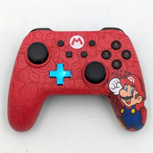 PowerA Super Mario Controller - Red - Nintendo Switch Accessories (B Grade) (Used)